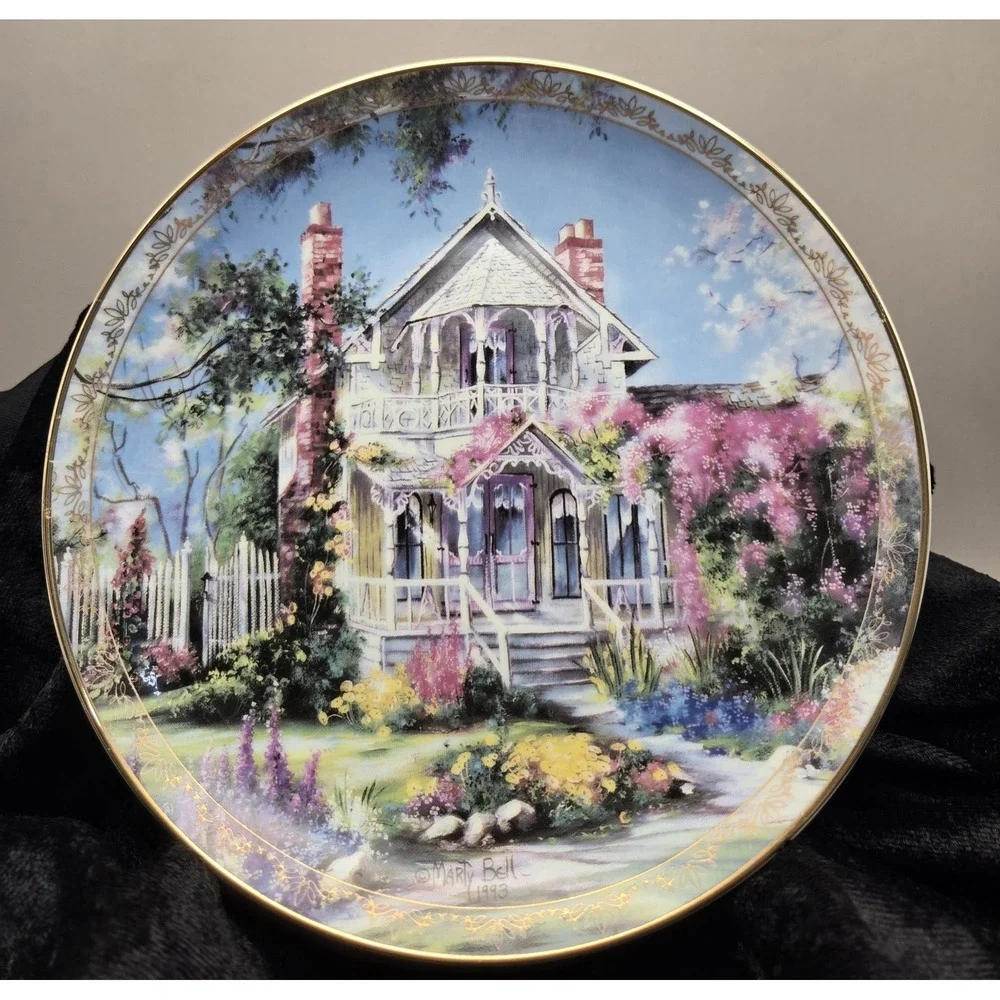 1993 Limited Edition Numbered 145 Porcelain Collectible Plate By Marty Bell B#32
